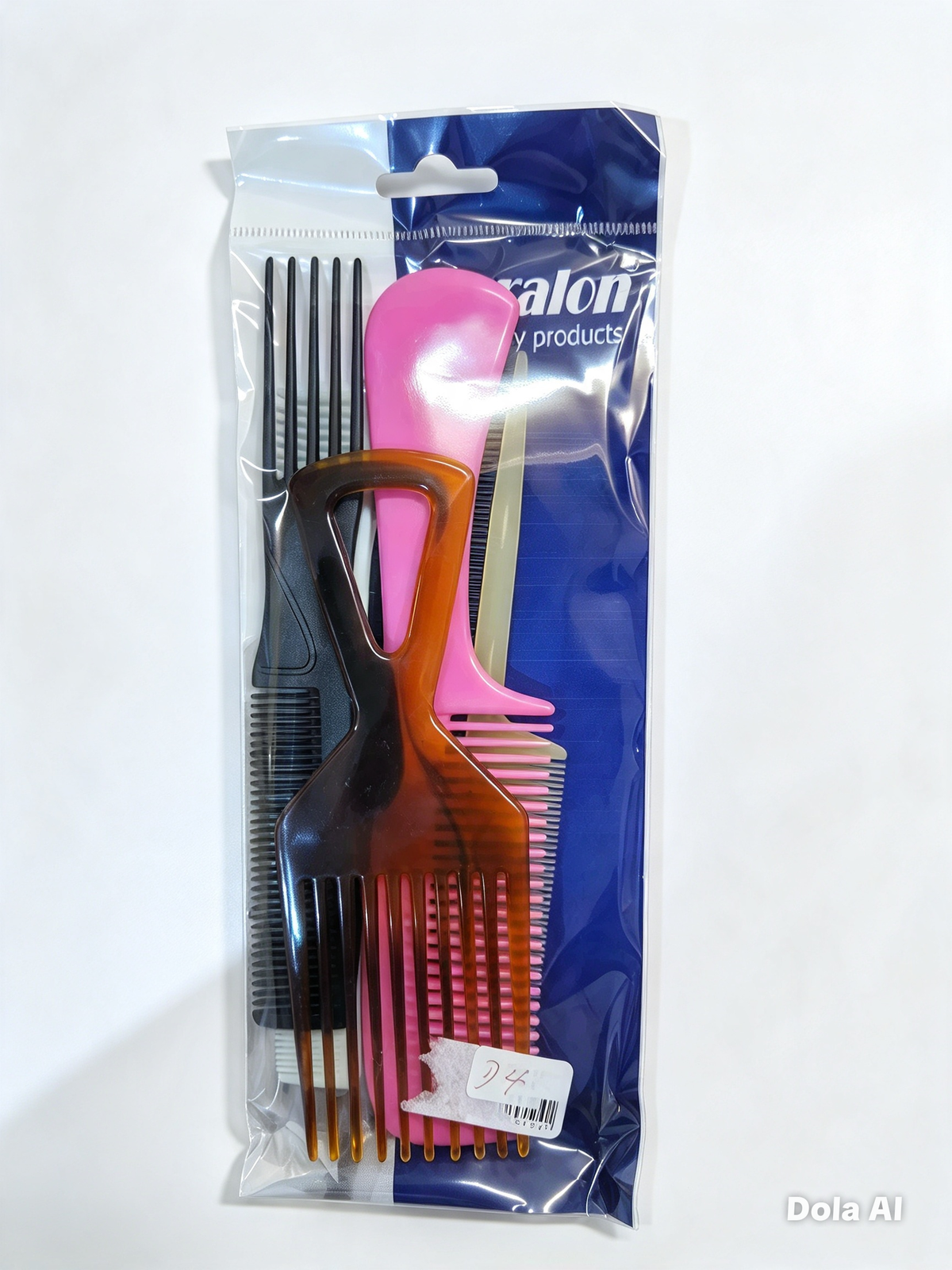 Premium 6 Piece Family Comb Set. Assorted Colours Quality Combs