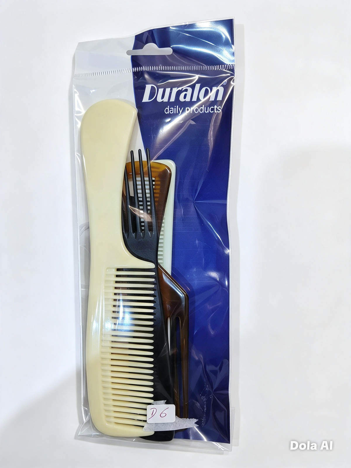 Premium 6 Piece Family Comb Set. Assorted Colours Quality Combs