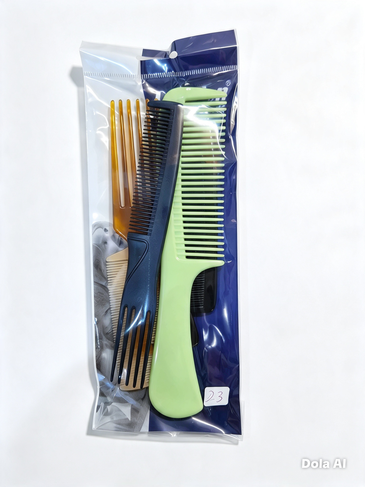 Premium 6 Piece Family Comb Set. Assorted Colours Quality Combs