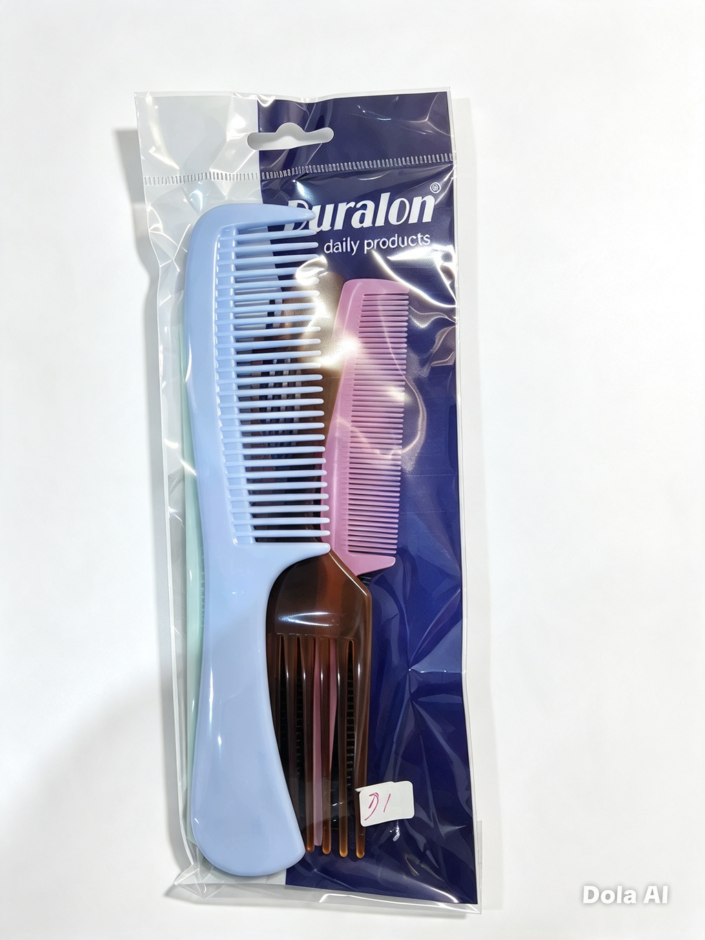 Premium 6 Piece Family Comb Set. Assorted Colours Quality Combs