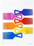 Quality Afro Combs 6 Colours to choose from, Stylish & Durable. 17cm