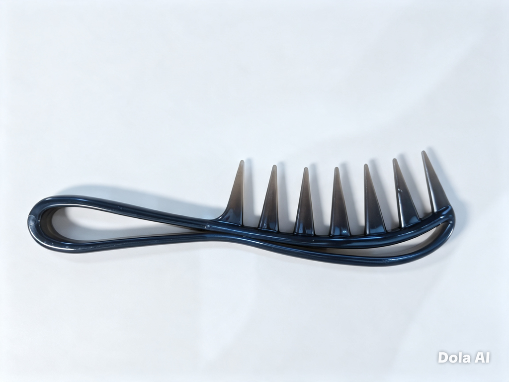 Wide Tooth Hair Comb with Pointed Teeth 18.5cm. Good Quality. 4 Colours to Choose from