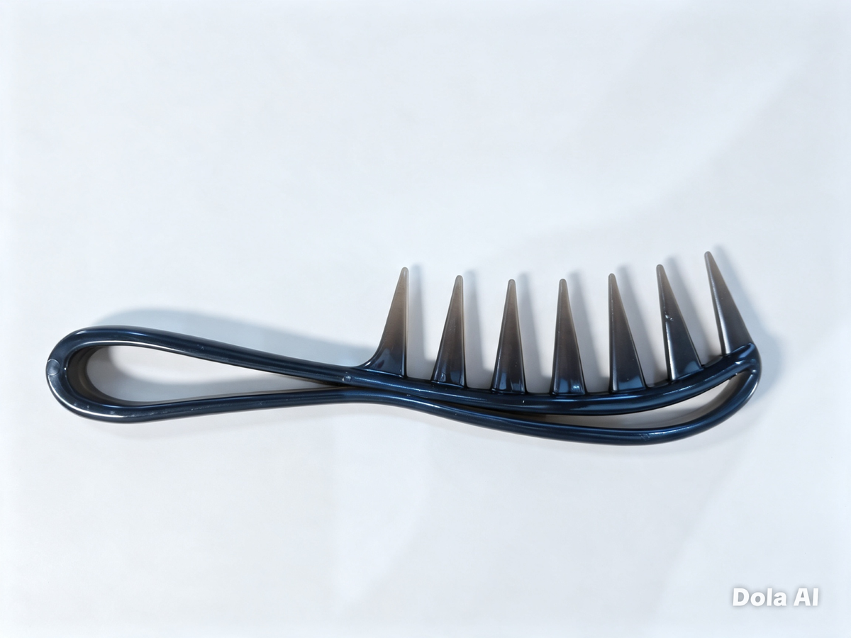 Wide Tooth Hair Comb with Pointed Teeth 18.5cm. Good Quality. 4 Colours to Choose from