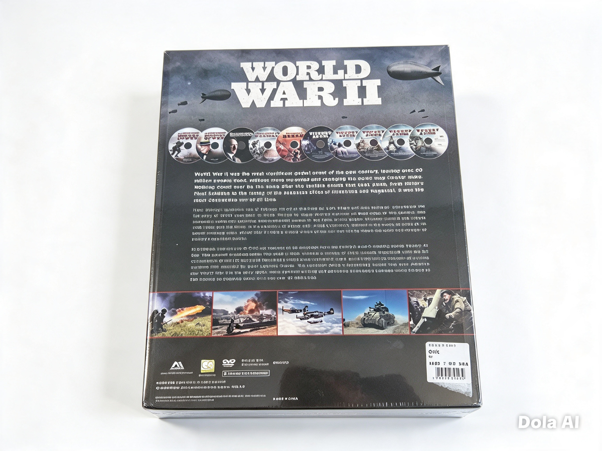 World War II DVD Limited Edition Box Set. 10 DVD's (PAL Format)
