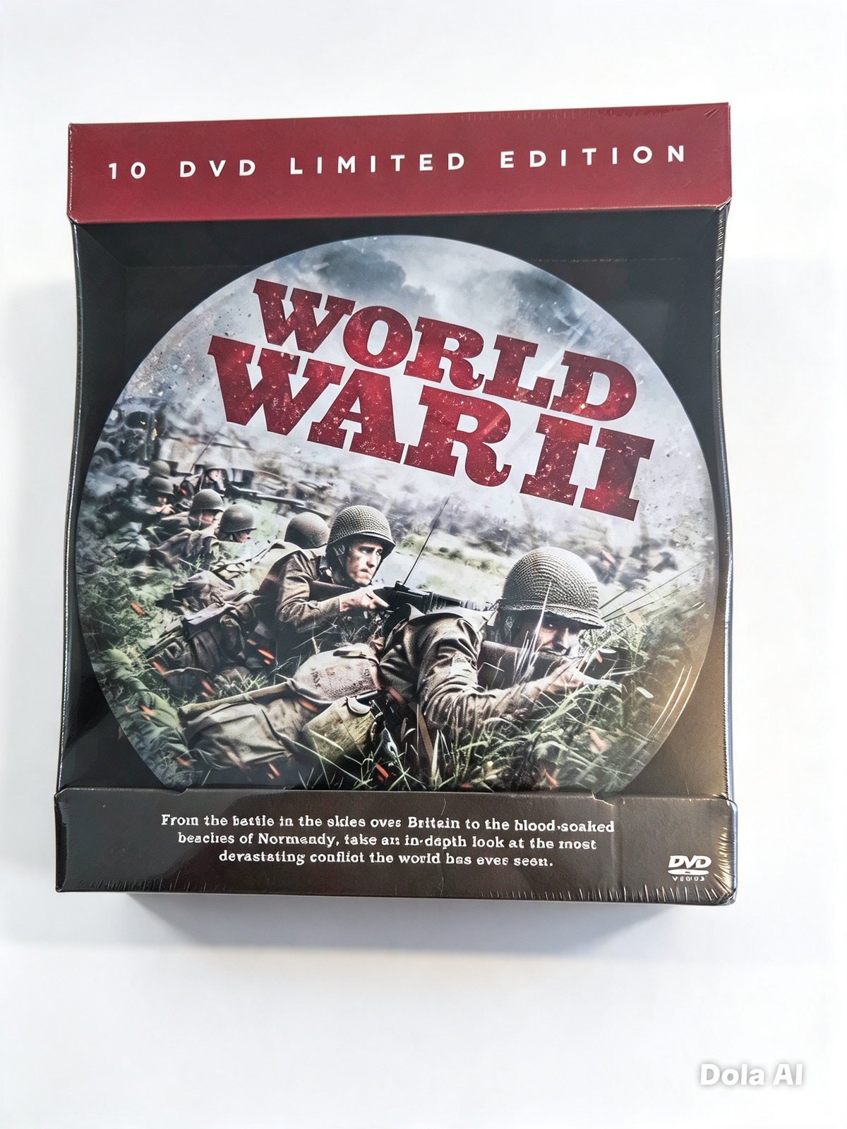 World War II DVD Limited Edition Box Set. 10 DVD's (PAL Format)