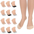 12 Pairs Half Socks Invisible Non-Slip Seamless for High Heels. Various Colour