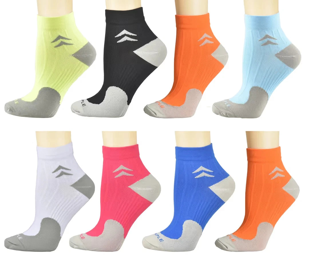 8 Pairs of Compression Socks for Plantar Fasciitis – Unisex 8-15 mmHg low L/XL