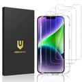 UNBREAKcable Screen Protector for iPhone 14 Pro [3-Pack], 9H Hardness Screen