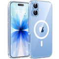 Magnetic iPhone 17 Case, Compatible with MagSafe, Full Camera Protection, Clear
