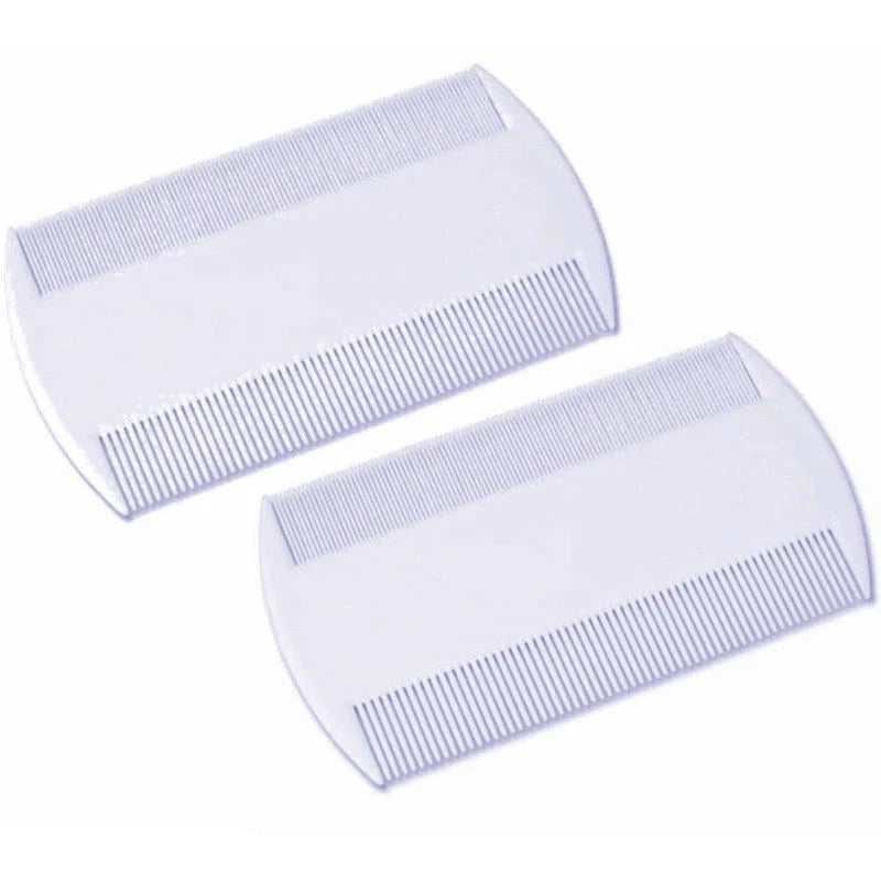 Nit Lice Bug Comb For All Hair Styles. Suitable For Kids Adults & Pets Pack of 2
