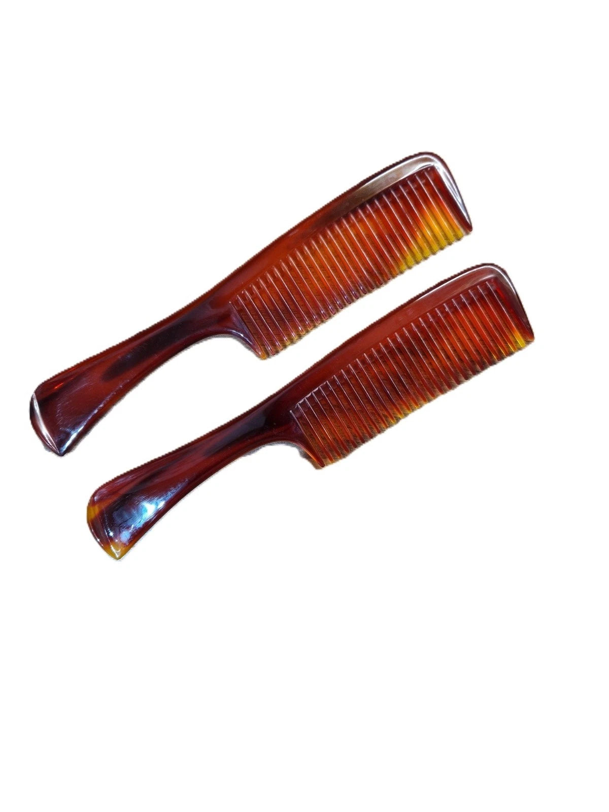 2 Pack Handle Comb Tortoise Shell 19cm