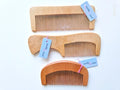 Wooden Hair Combs Set of 3