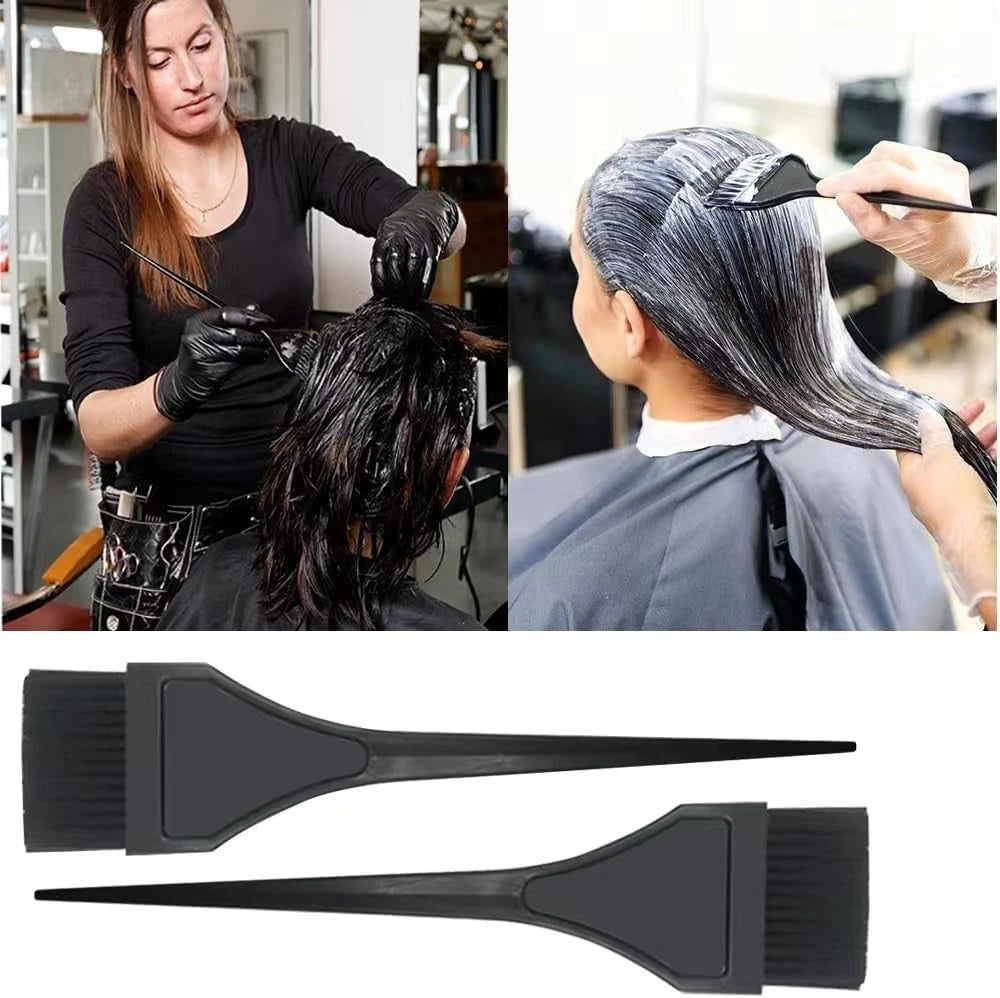 2 x Jumbo Hair Colouring Dye Brushes, Dyeing Applicator 21cm (L) x 5cm (W)