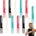 3 PACK Anti Static Plastic Teasing Hair Combs - Fine Tooth Comb for Women Hair