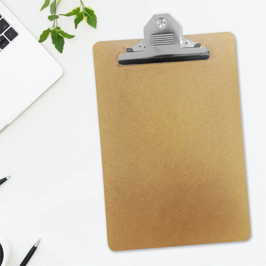 2 Pack Janrax Foolscap MDF Clipboard with Butterfly Clip (A4 Plus) 355 x 255mm