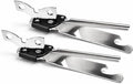 2 Pack Can Opener with Classic Butterfly Design Manual Tin, Bottle & Lid Opener By Duralon