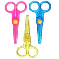 Kids Paper Craft Safety Plastic Scissors Coloured Mini Stationery (Pack of 3)