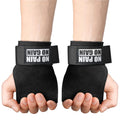Weight Lifting Wrist Wraps Adjustable Neoprene Padded Straps – Black