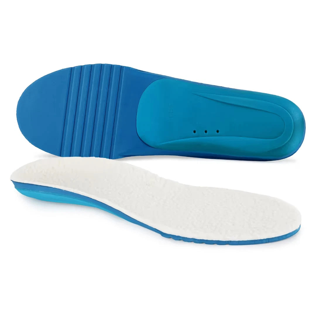2 Pairs Comfort Sports Insoles Thick Fur Arch Support – Beige UK 7/41EU.