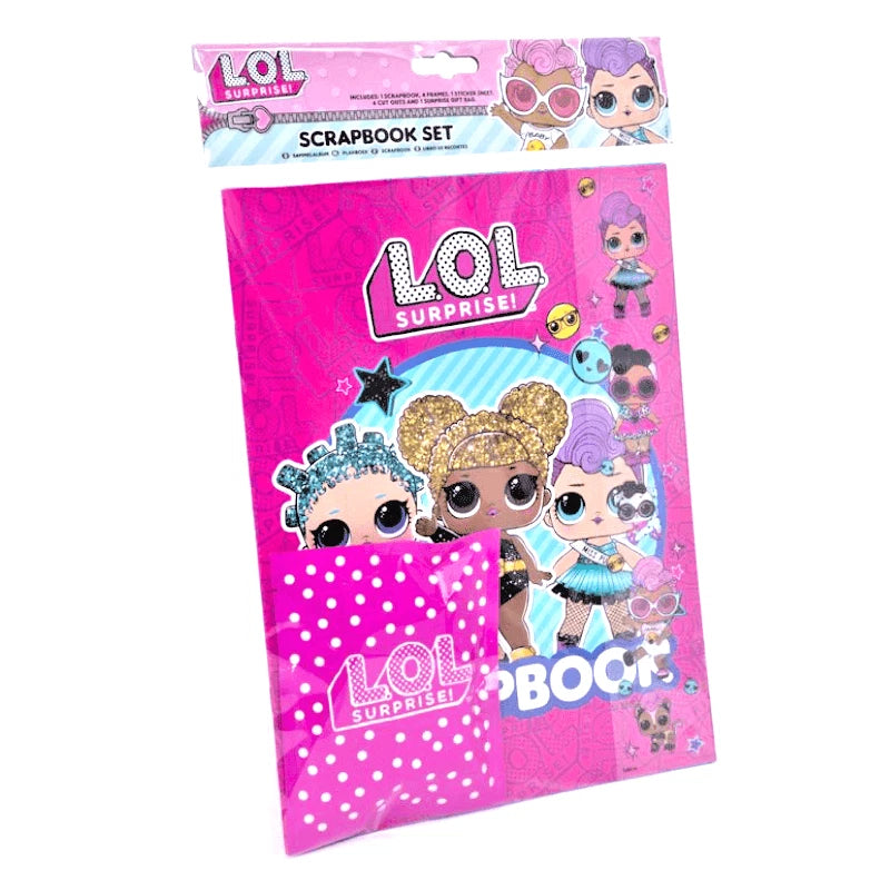 LOL SURPRISE SCRAPBOOK AND GIFT BAG SET For Children