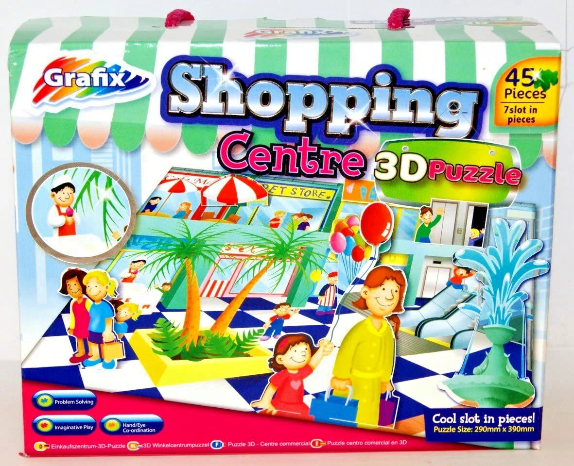 Granfix Shopping Centre 3D Jigsaw Puzzle 45 Pieces Kids Educational Toy