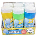 6 Pack Kids Party Bubbles with Wands.