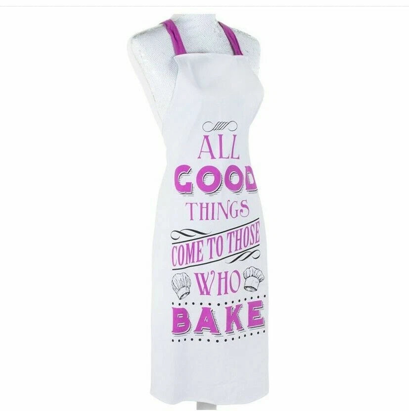 "All Good Things Come To Those That Bake". Novelty Fun Chefs Bakers Apron.
