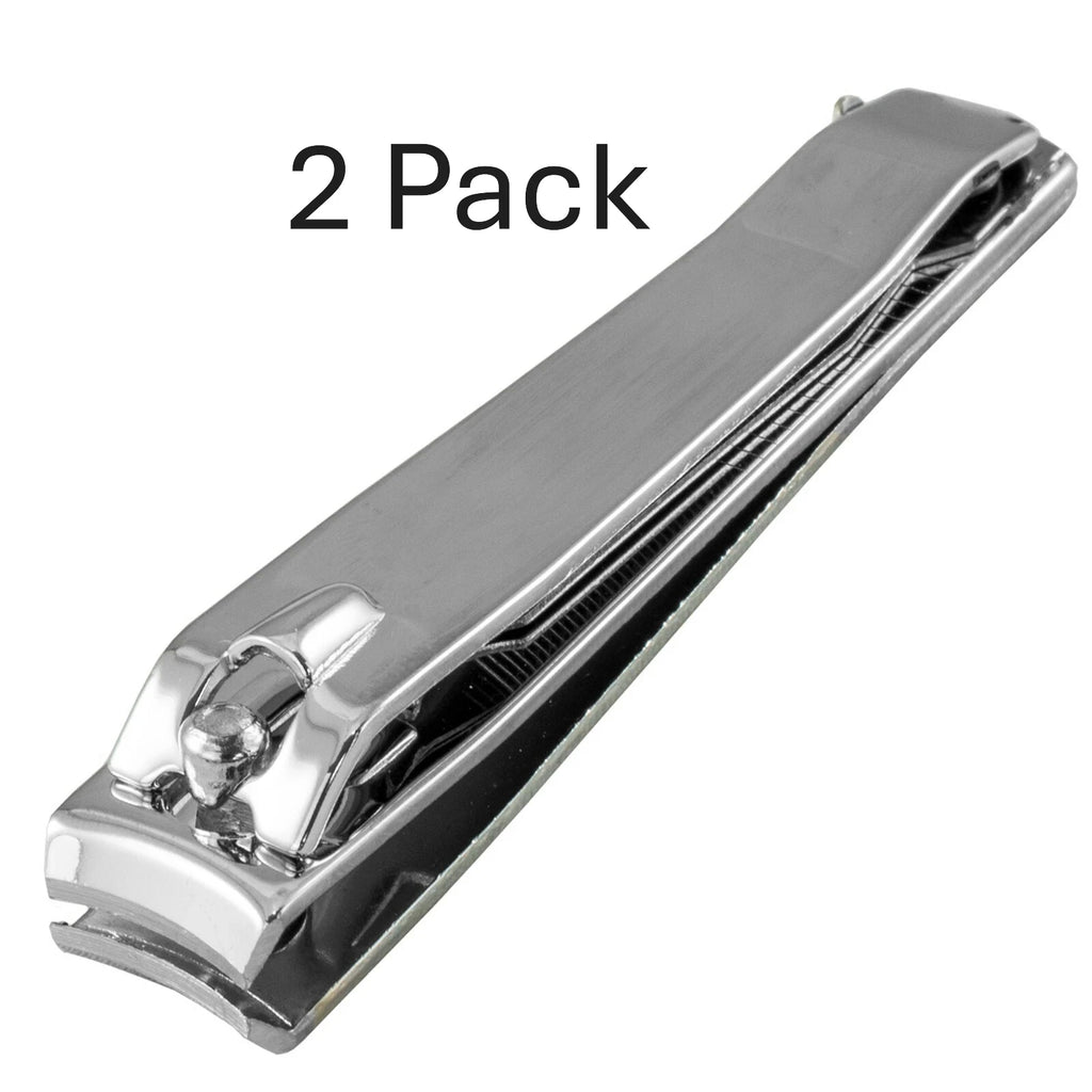 Duralon Large Toe Finger Nail Clippers Heavy Duty Sturdy Metal 2 Pack