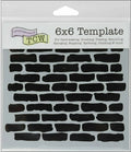 Crafter's Workshop Template 6"X6"-Bricks -TCW6X6-191