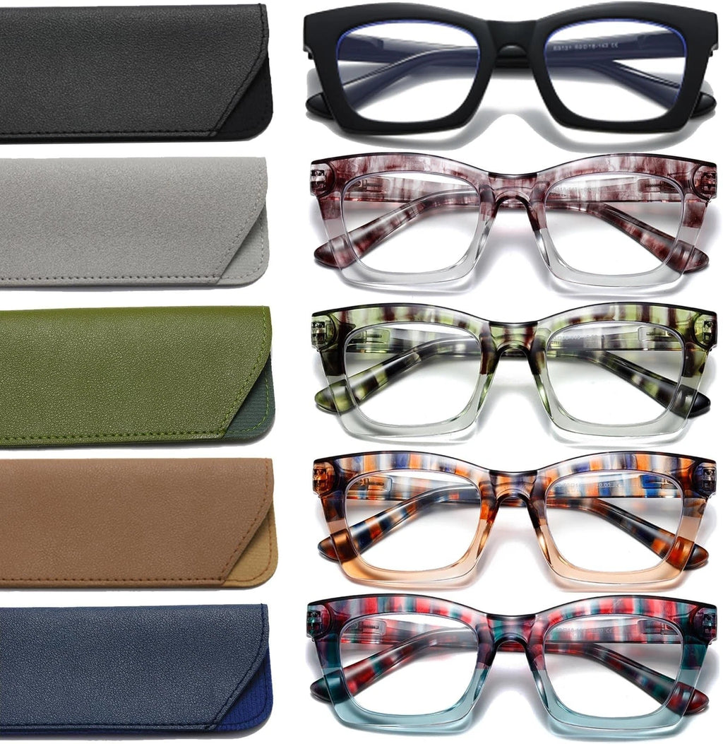 Oversized Retro Trendy Glasses Fashion & Eye Protection 0.00 Magnification. Various styles