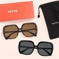 Oversized Polarized Sunglasses Women, Trendy Retro Sun Glasses. Black/ Tortoise