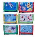 Tri Fold Zip Wallet Children Boys & Girls Assorted Designs Themes 11 x 7cm
