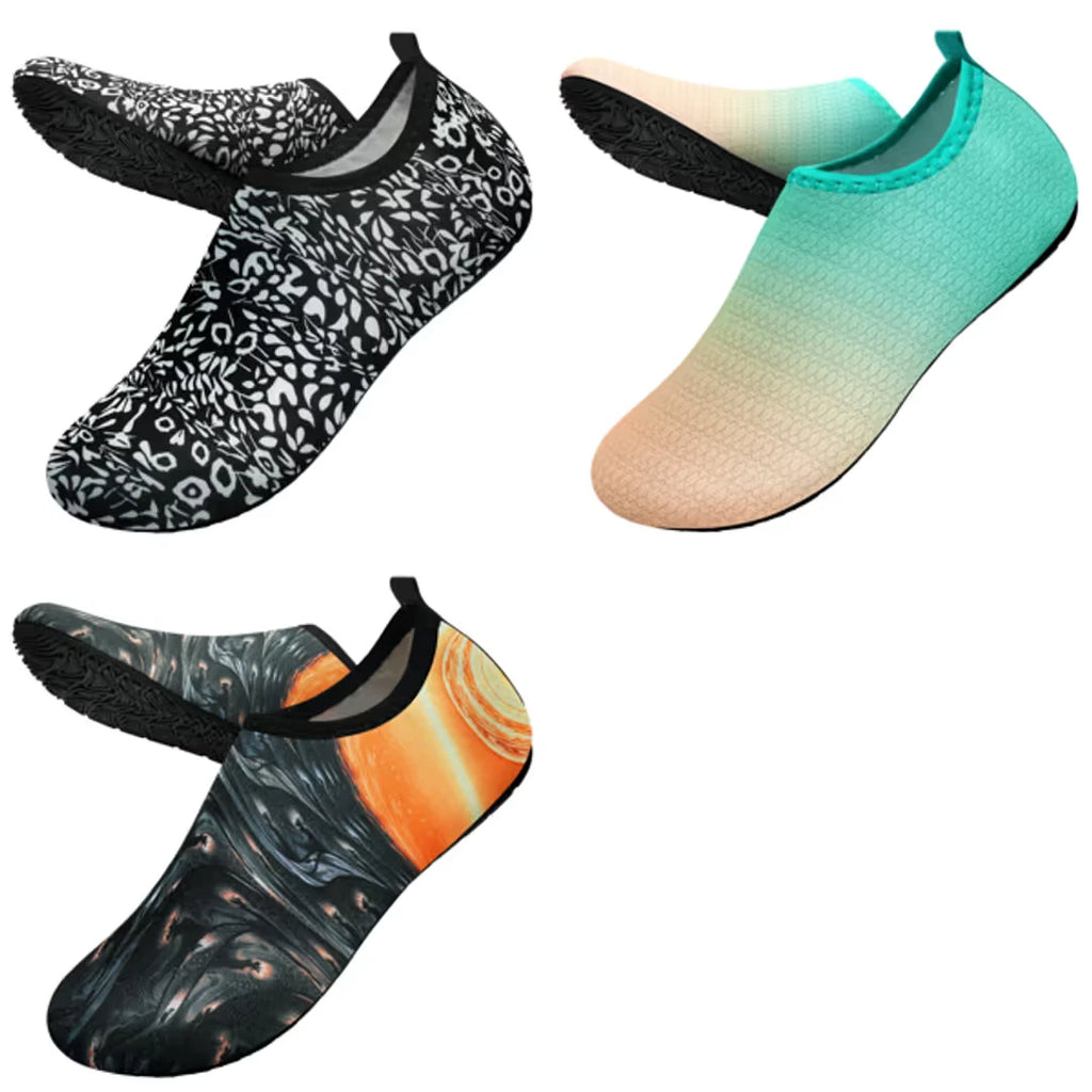 Water Shoes Barefoot Aqua Socks for Men and Women Ultra Lightweight Choose Type