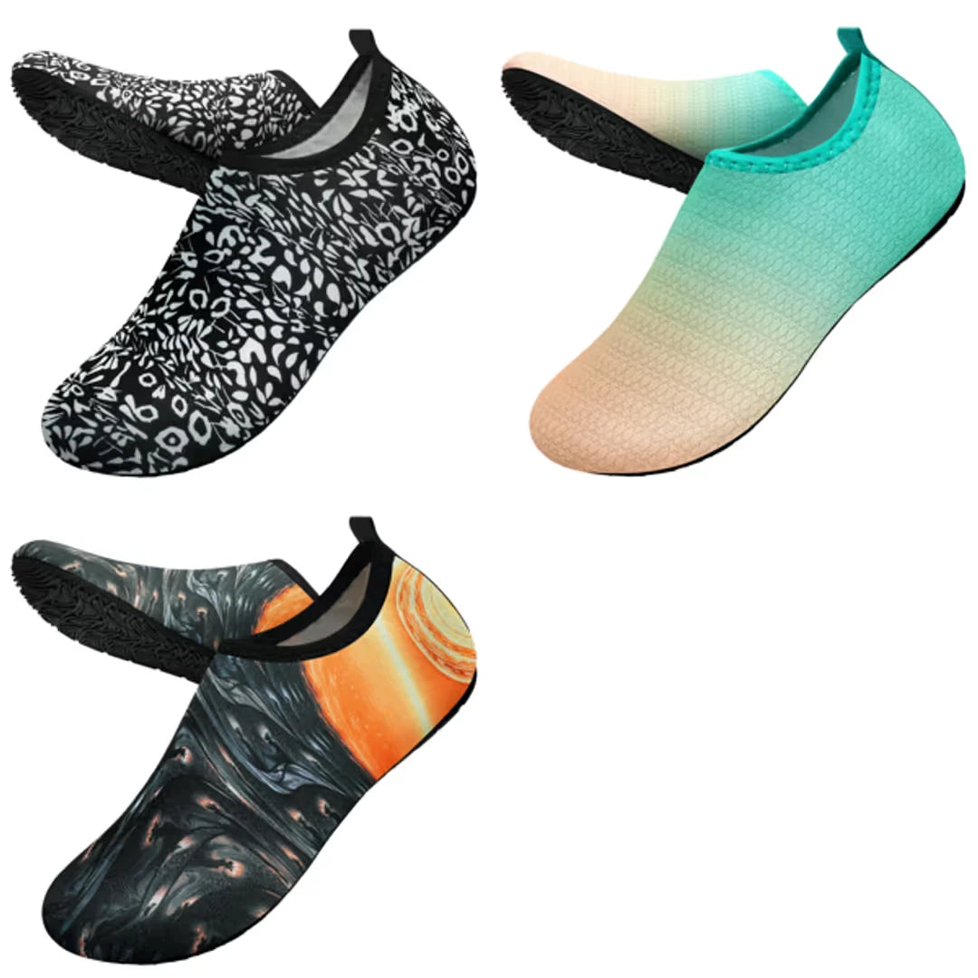 Water Shoes Barefoot Aqua Socks for Men and Women Ultra Lightweight Choose Type