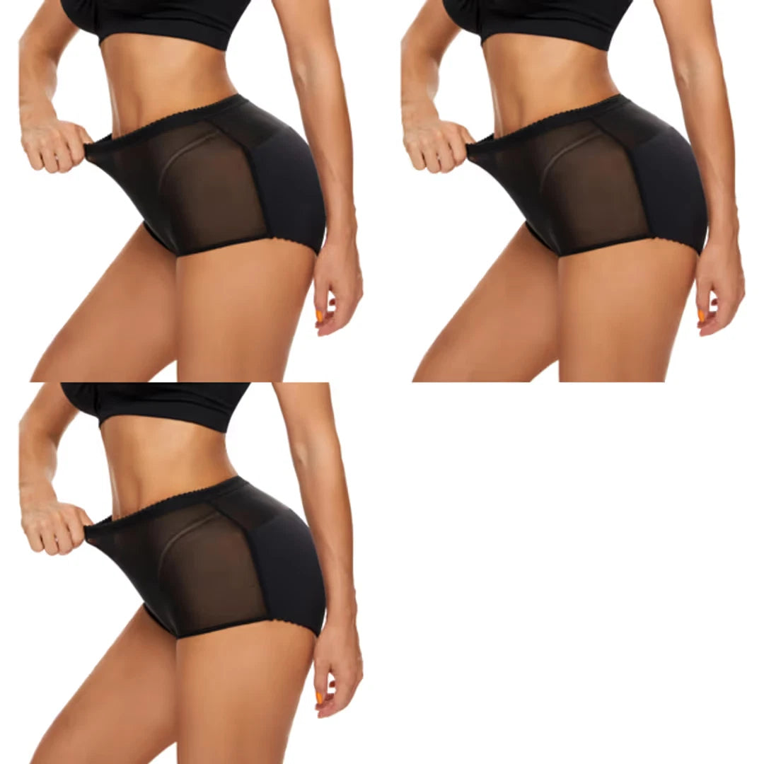 Butt Bottom Control Shapewear Padded Panties Body Shaper Bottom Lifter. Black