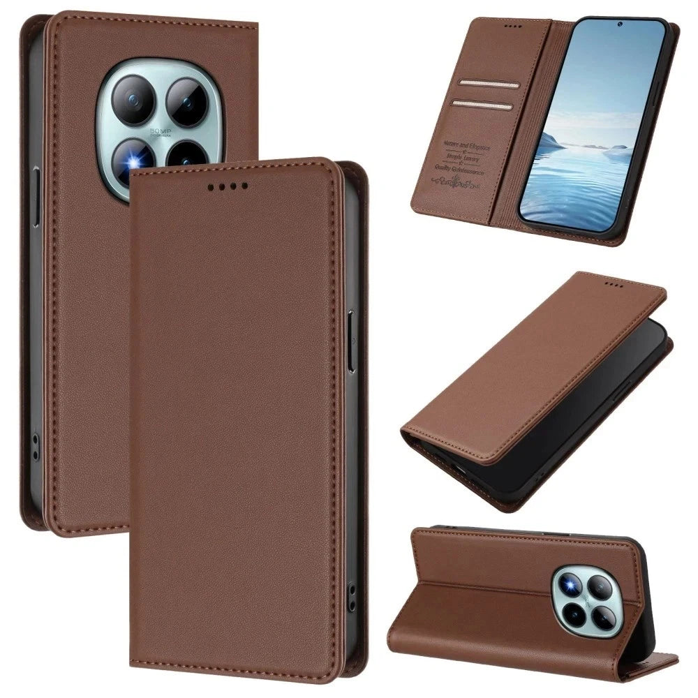 Xiaomi Redmi Note 14 Pro Plus 5G PU Leather Wallet Case Magnetic Closure