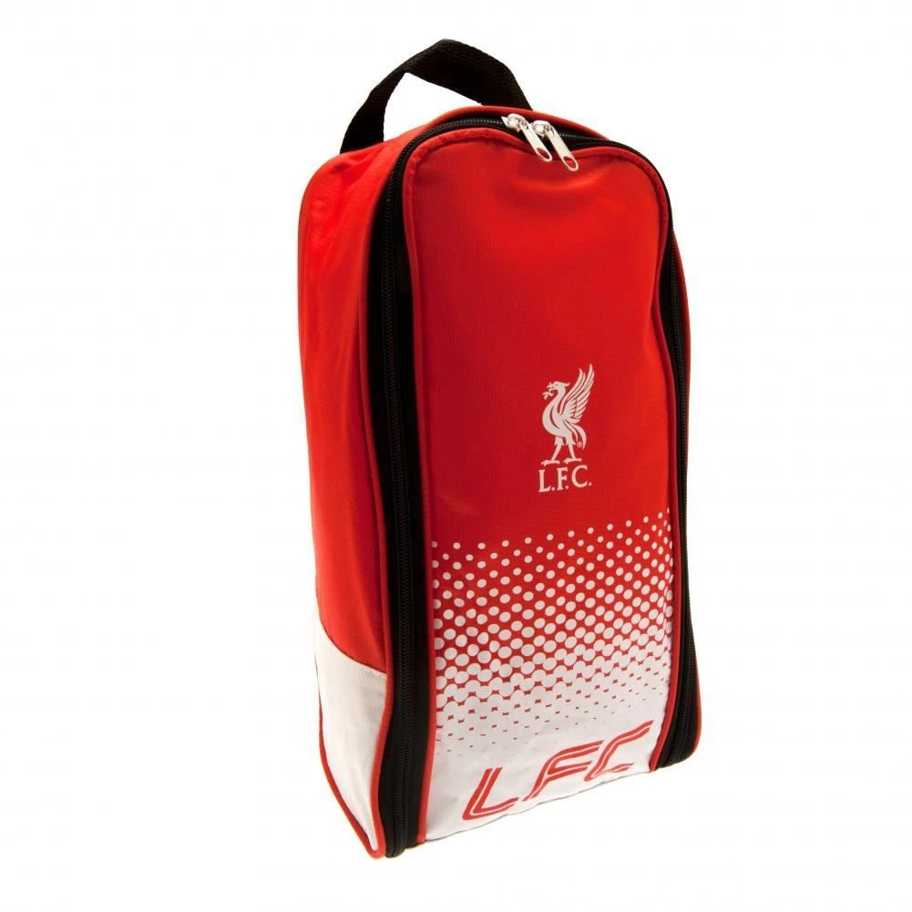 Liverpool FC Fade Boot Bag Official LFC Football Boots PE School Bag Red-White