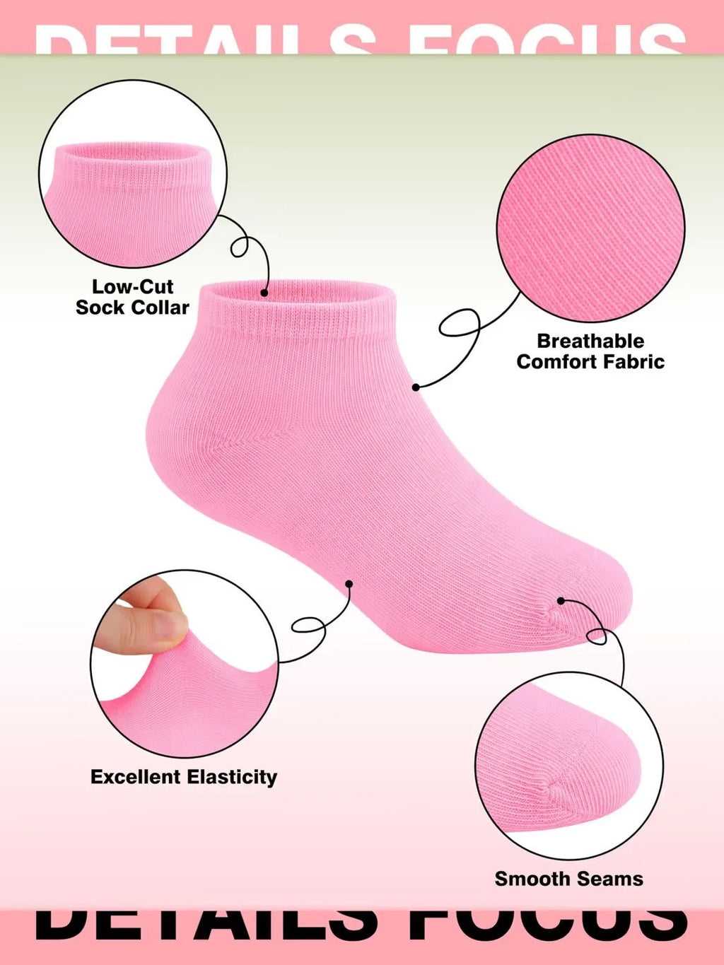 Cooraby 12 Pairs Toddler Ankle Socks Colourful Designs Boys & Girls 0 - 18mths