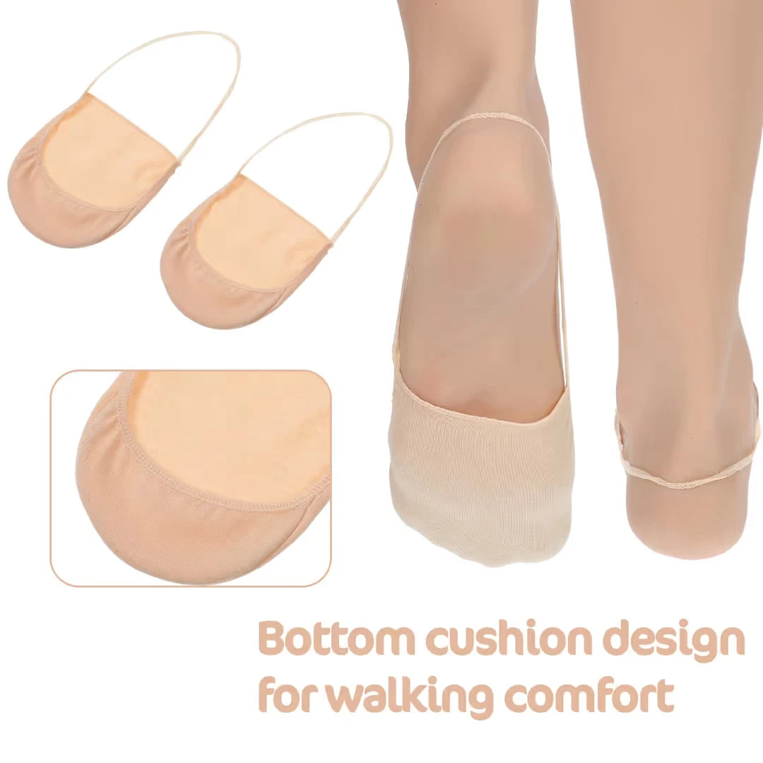 12 Pairs Half Socks Invisible Non-Slip Seamless for High Heels. Various Colour