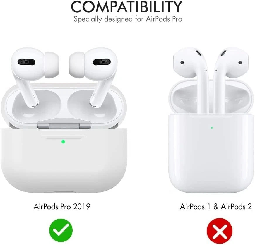 AirPods Pro Case Protective Cover [Front LED Visible] Compatible with Apple AirP