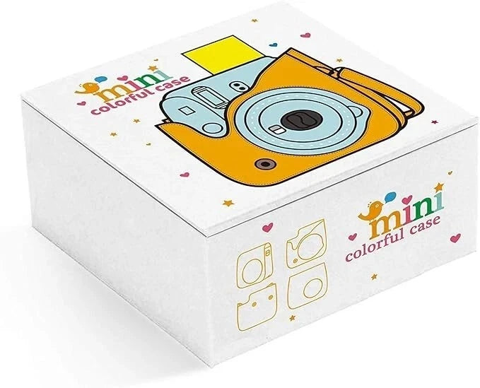 Protective Case PU Leather Camera Bag for Fujifilm Instax Square SQ6 Blush Gold