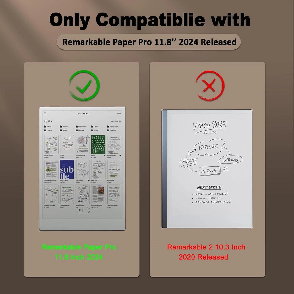 Case for Remarkable Paper Pro 11.8in Case Lightweight Hard Cover Auto Sleep 2024