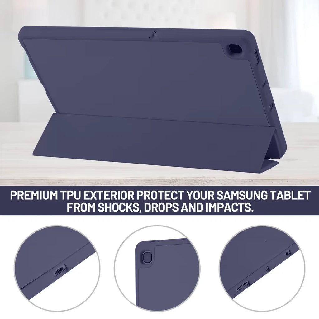 For Samsung Galaxy Tab S6 Lite Case Pencil Holder Cover 2024 2022 2020 - 10.4"