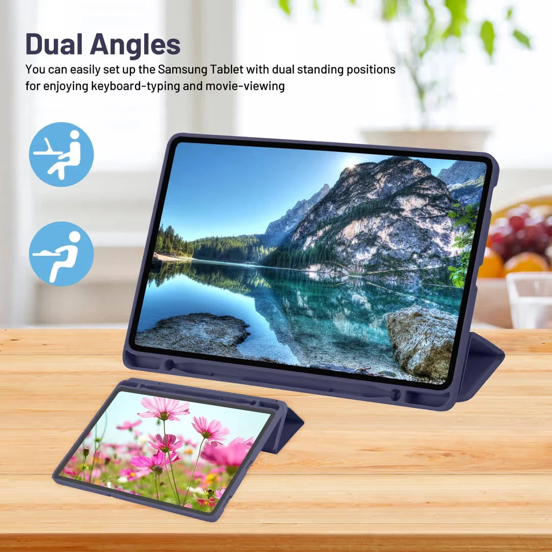 For Samsung Galaxy Tab S6 Lite Case Pencil Holder Cover 2024 2022 2020 - 10.4"