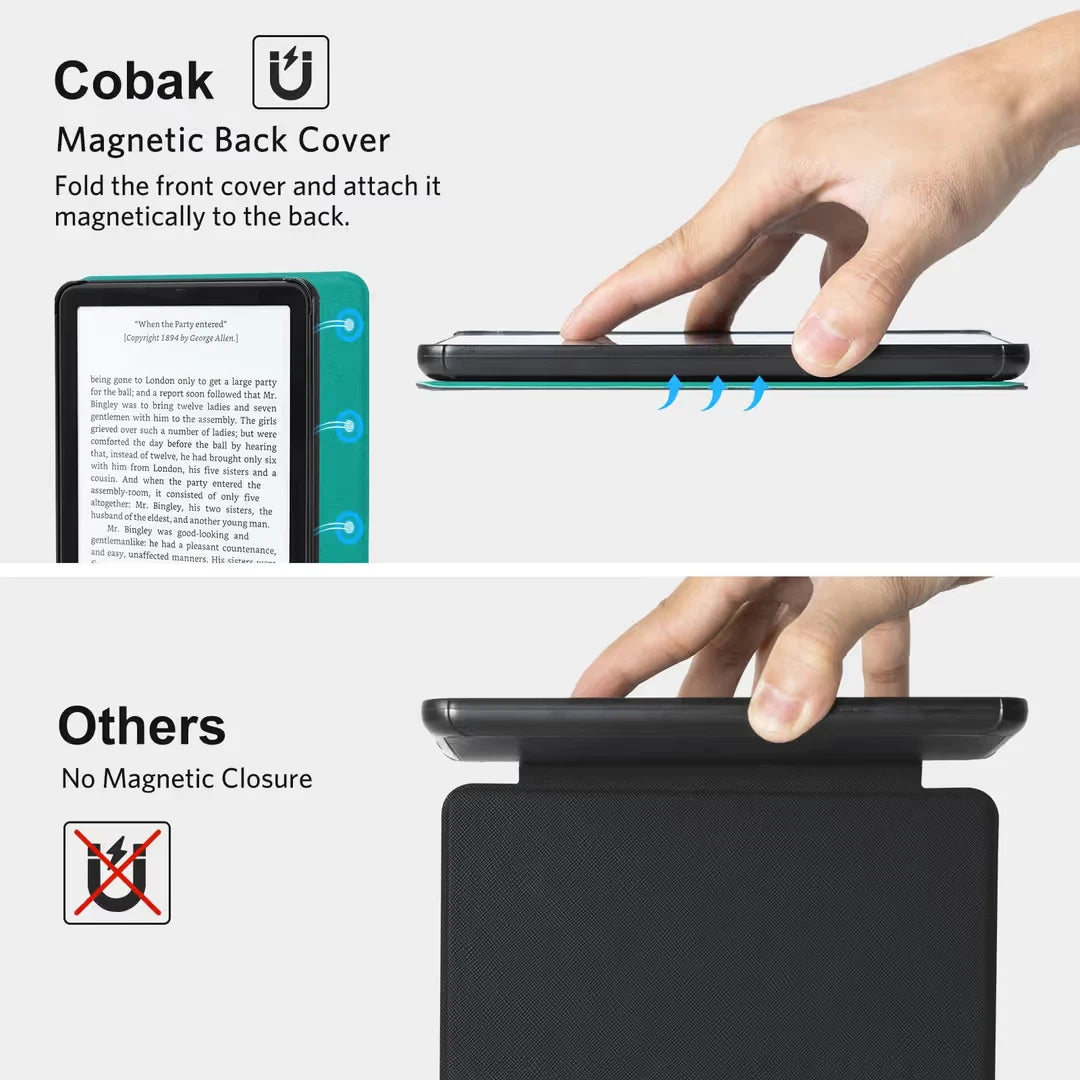 CoBak Wireless Charge Converter Case for 7" Kindle Paperwhite 12th Gen 2024