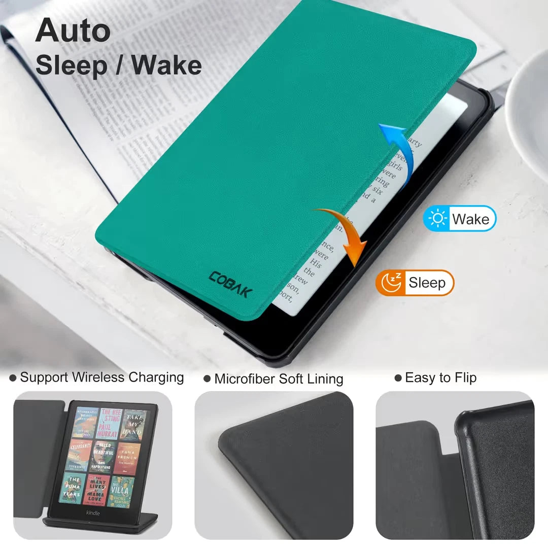 CoBak Wireless Charge Converter Case for 7" Kindle Paperwhite 12th Gen 2024