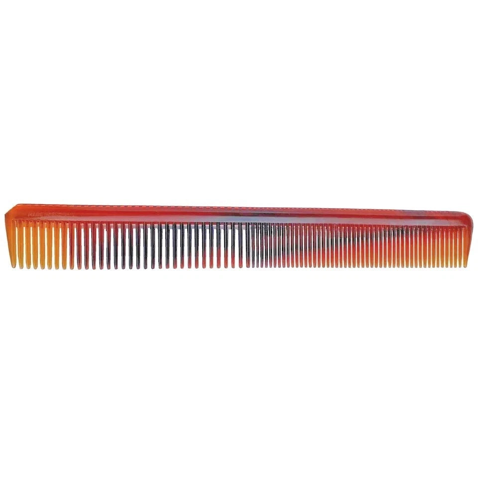 Duralon 3 Pack Professional Thin Barber Hair Grooming Combs 7" Tortoise Shell Colour.