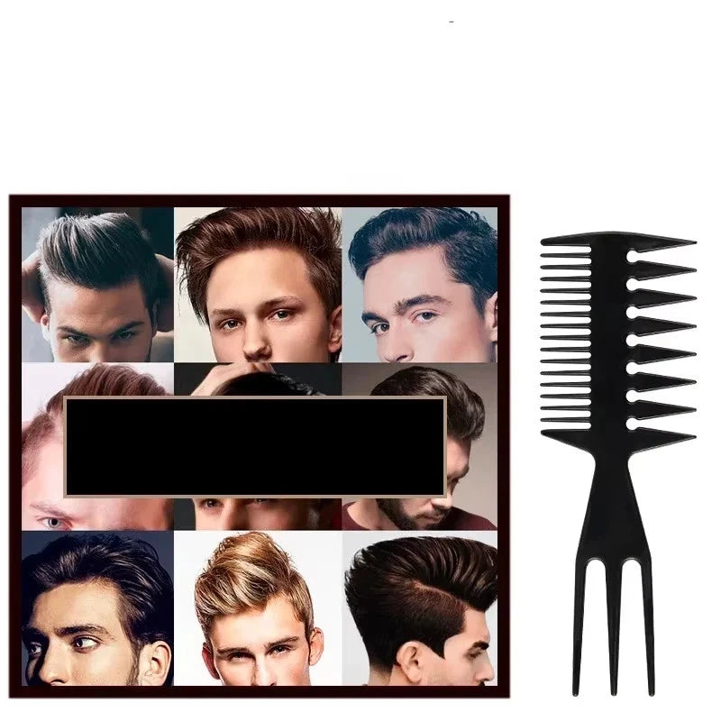 Double Side Tooth Combs Fish Bone Shape Hair Brush Barber Hair Dye Comb