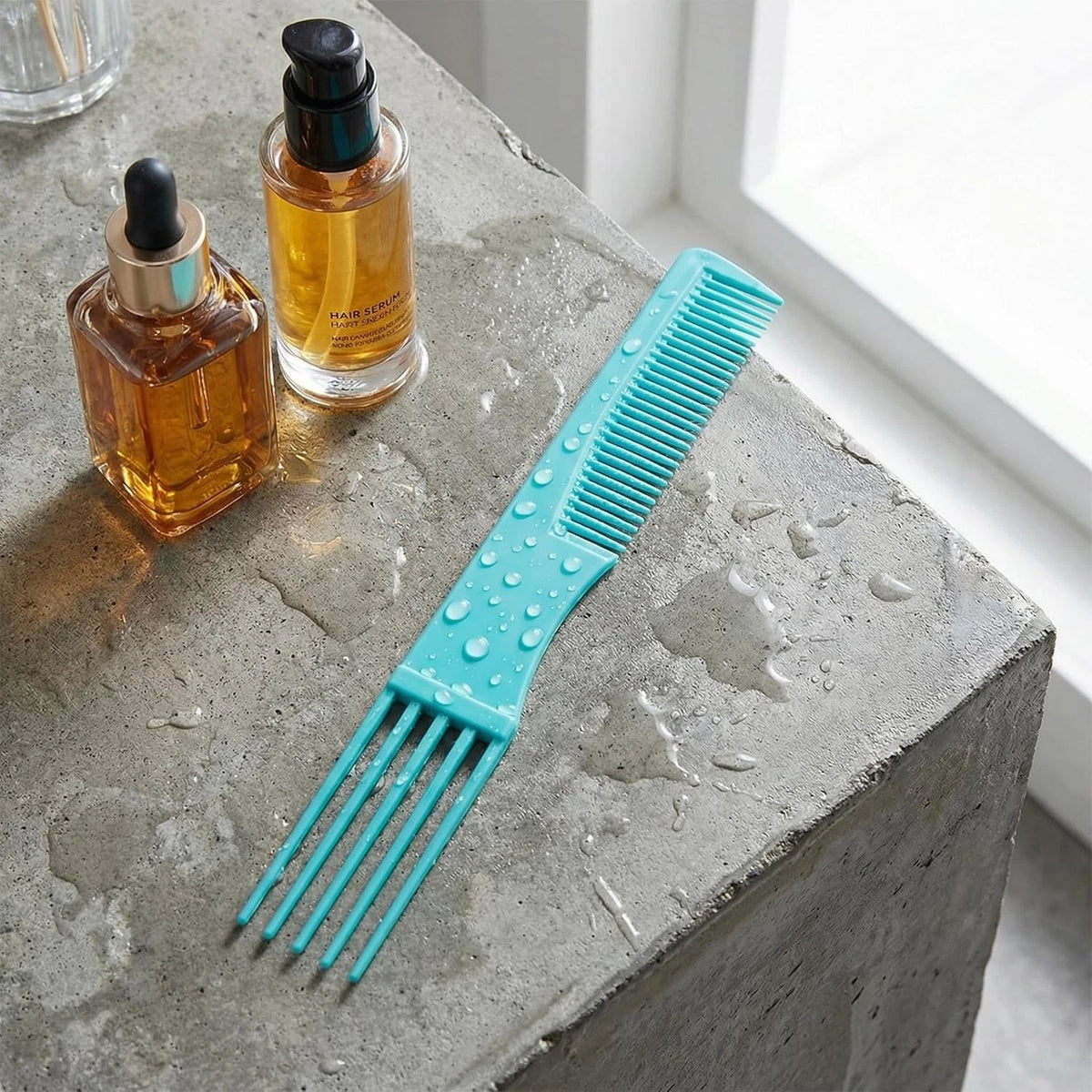 3 PACK Anti Static Plastic Teasing Hair Combs - Fine Tooth Comb for Women Hair