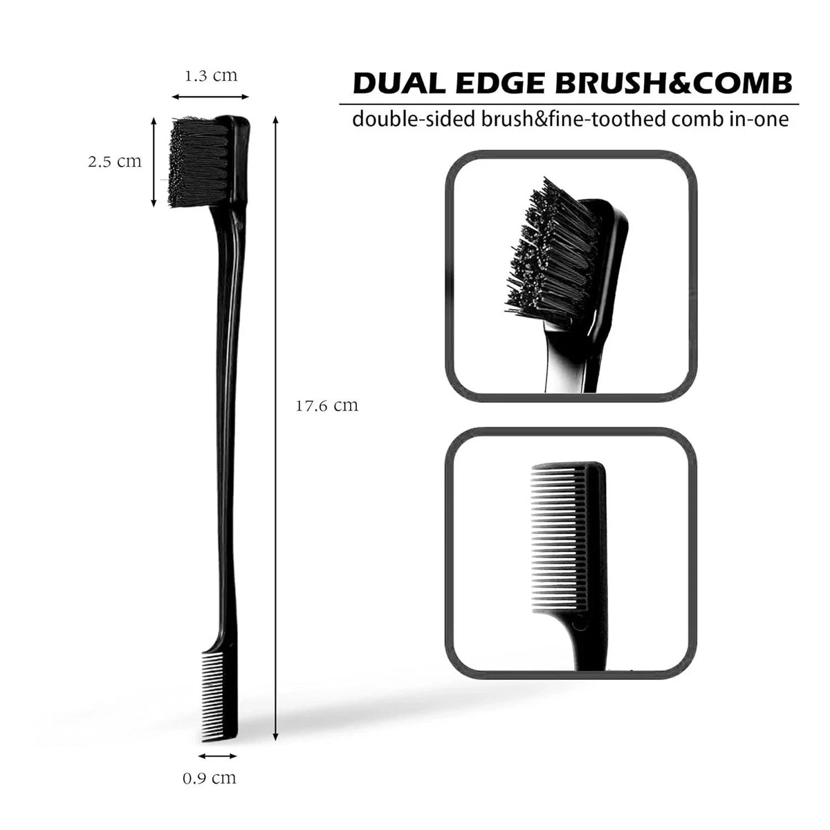 3 Piece Hair Dye Brush & Comb Set